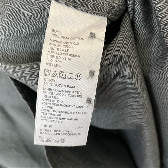 Tommy Bahama Long Sleeve Herringbone Button Up - Picture 5 of 7